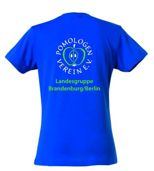 Pomologen Verein T-Shirt Woman Royalblau